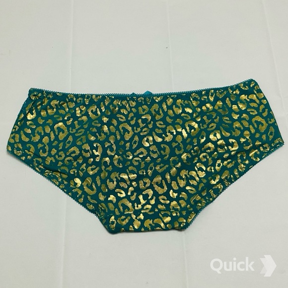 3 pcs Floral Lace / Golden Leopard Panties - Picture 7 of 8